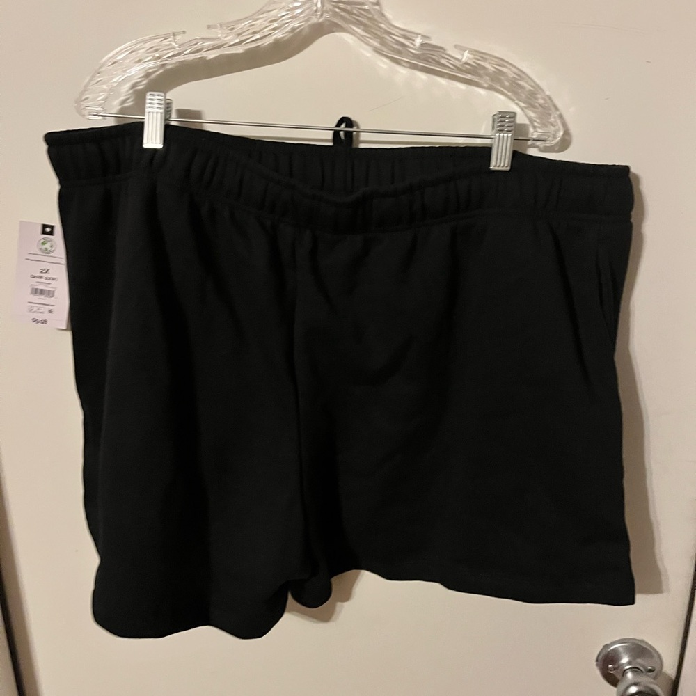 Terra & Sky Women's Plus Size Drawstring Cotton Fleece Short, 2X - Picture 8 of 8